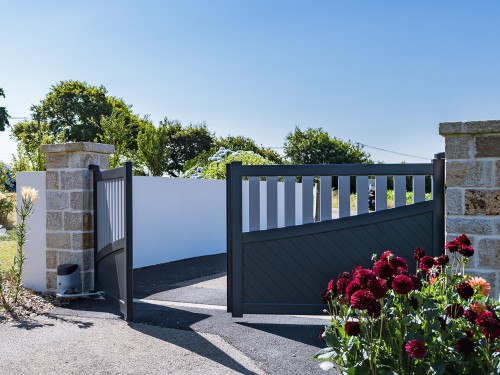 Vente portail aluminium Mâcon, Bourg-en-bresse, 01000, 71000, Devis, vente, pose, installation sur mesure portail